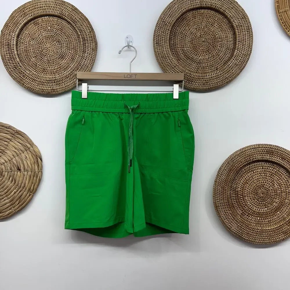 Chico's Znergy Green Pull On Drawstring Shorts 00 / 2 7